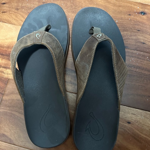 Olukai sandals with herringbone design size 12 men’s - Picture 1 of 2